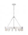 Roark 30" Modular Ring Chandelier Polished Nickel