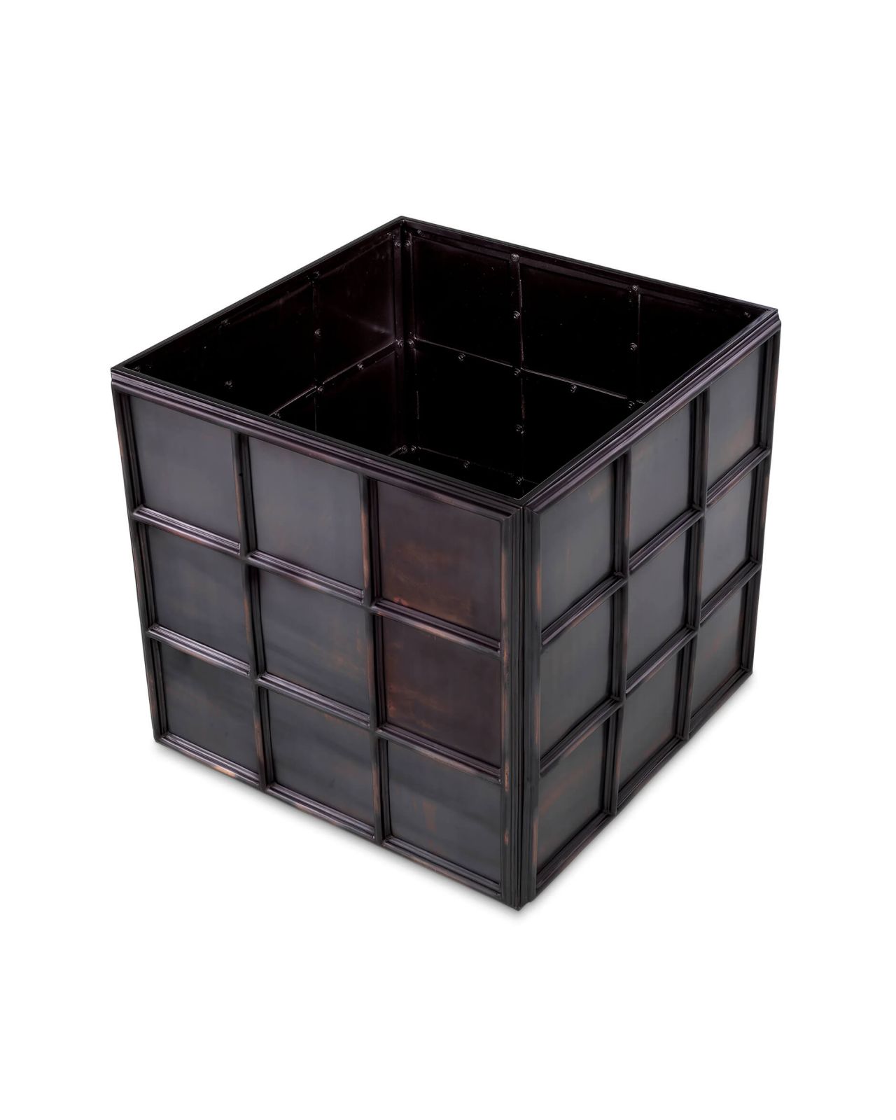 Grid planteringslåda antik brons