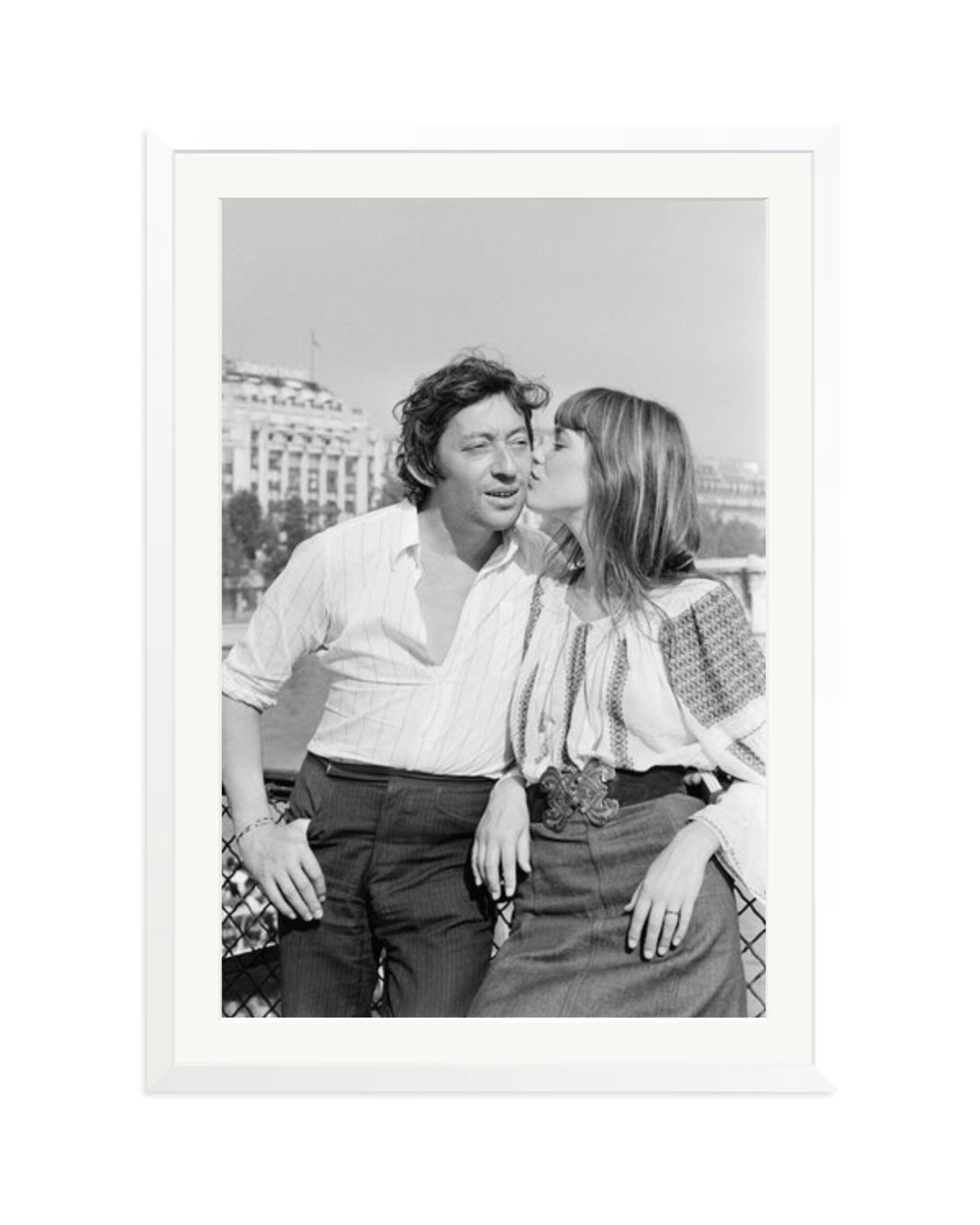 Gainsbourg and Birkin in Paris White / XXL
