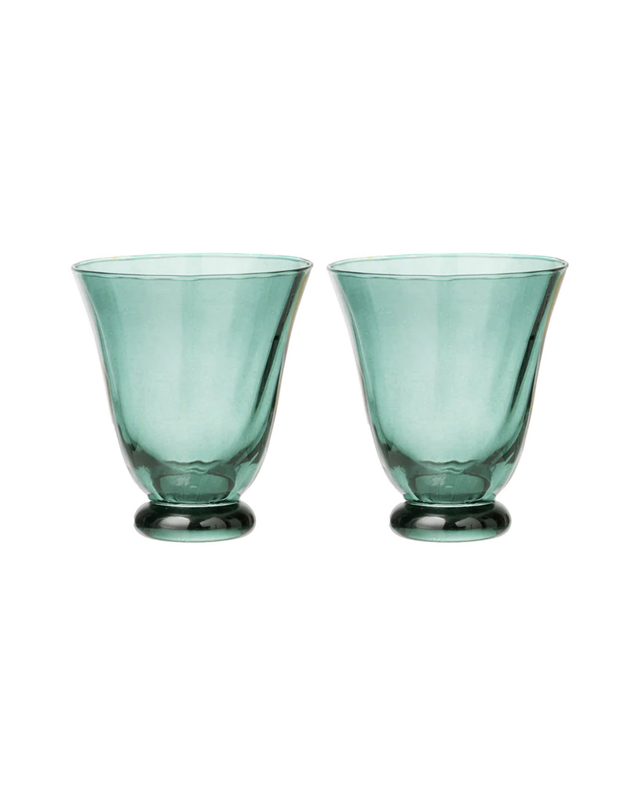Olivia glass topaz 2-pack
