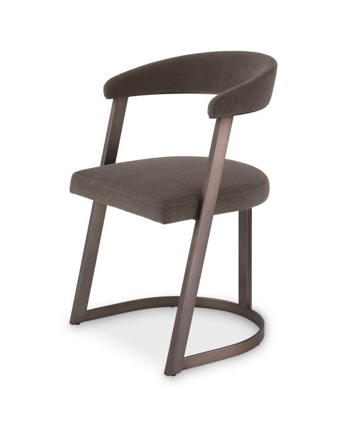 Dexter dining chair abrasion grey/brown