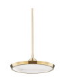 Draper taklampe antikk messing
