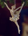 Ballerina Christmas Ornament Champagne