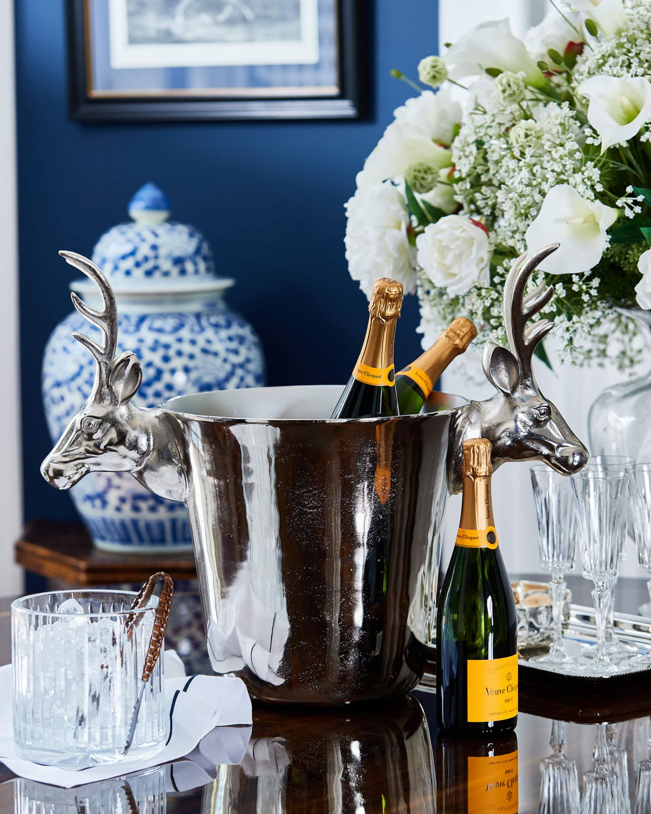 Hjortar vinkylare silver