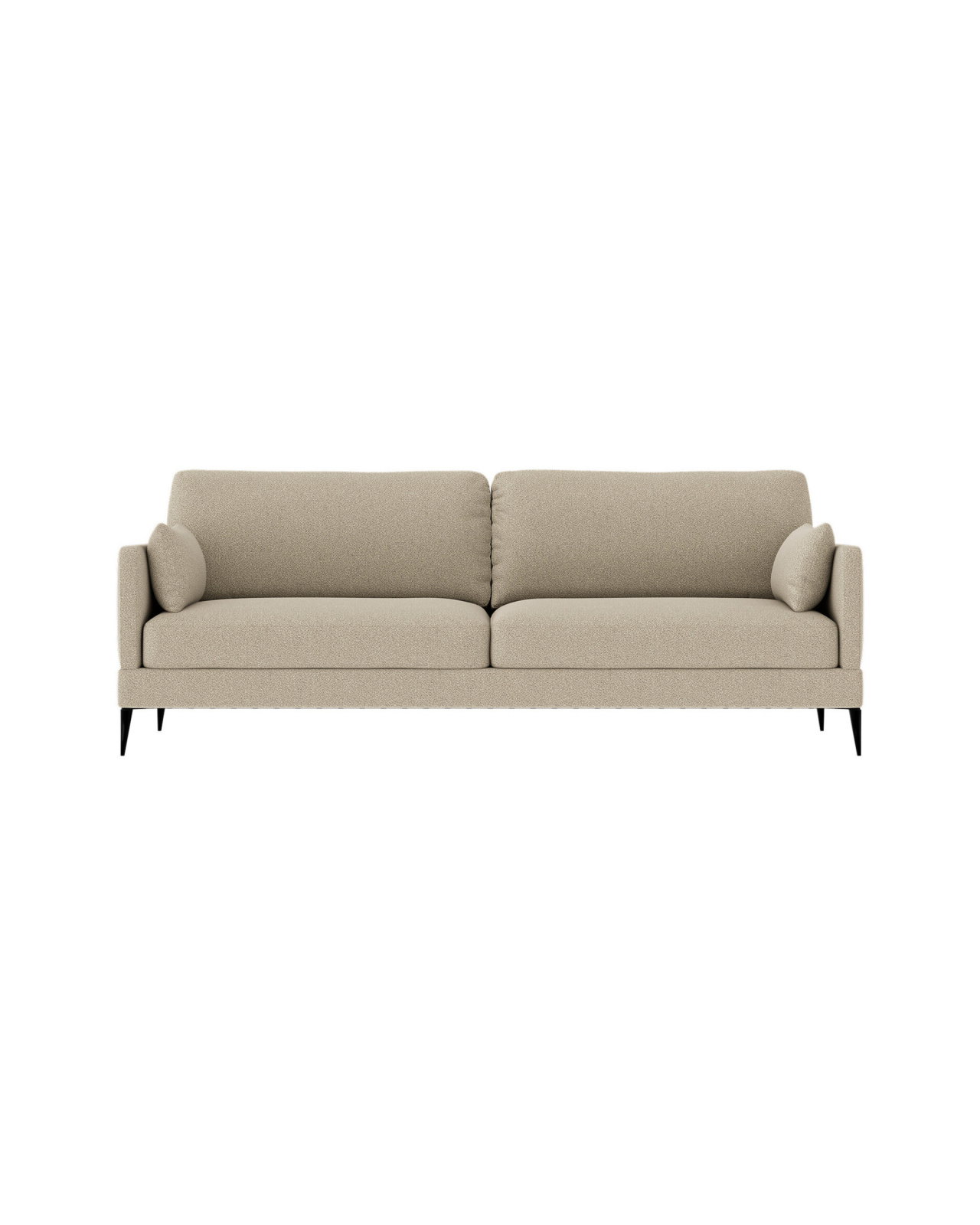 Andorra Sofa 3-Sitzer rhyme beige