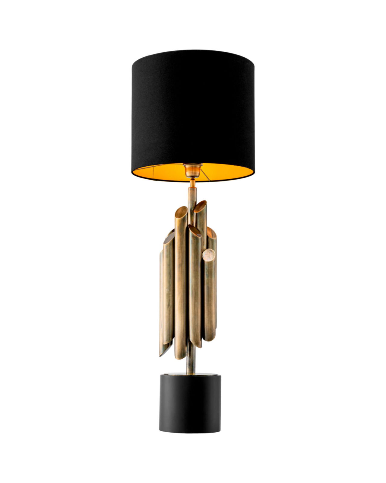 Beau Rivage bordlampe antik messing