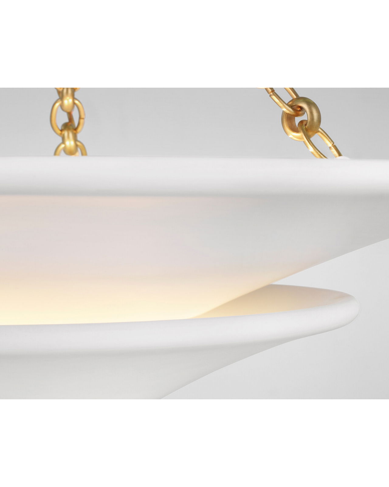 Mollino Tiered Chandelier Antique Brass M