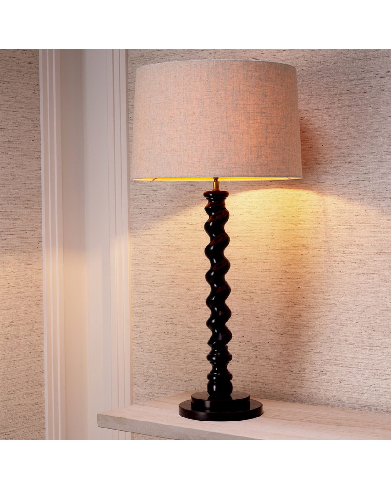Massimo Table Lamp  Piano Black
