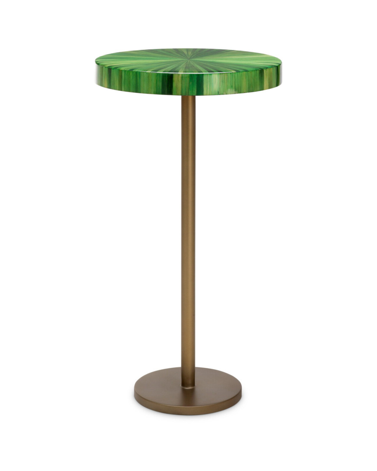 Albany sidebord halmmarketeri grønn