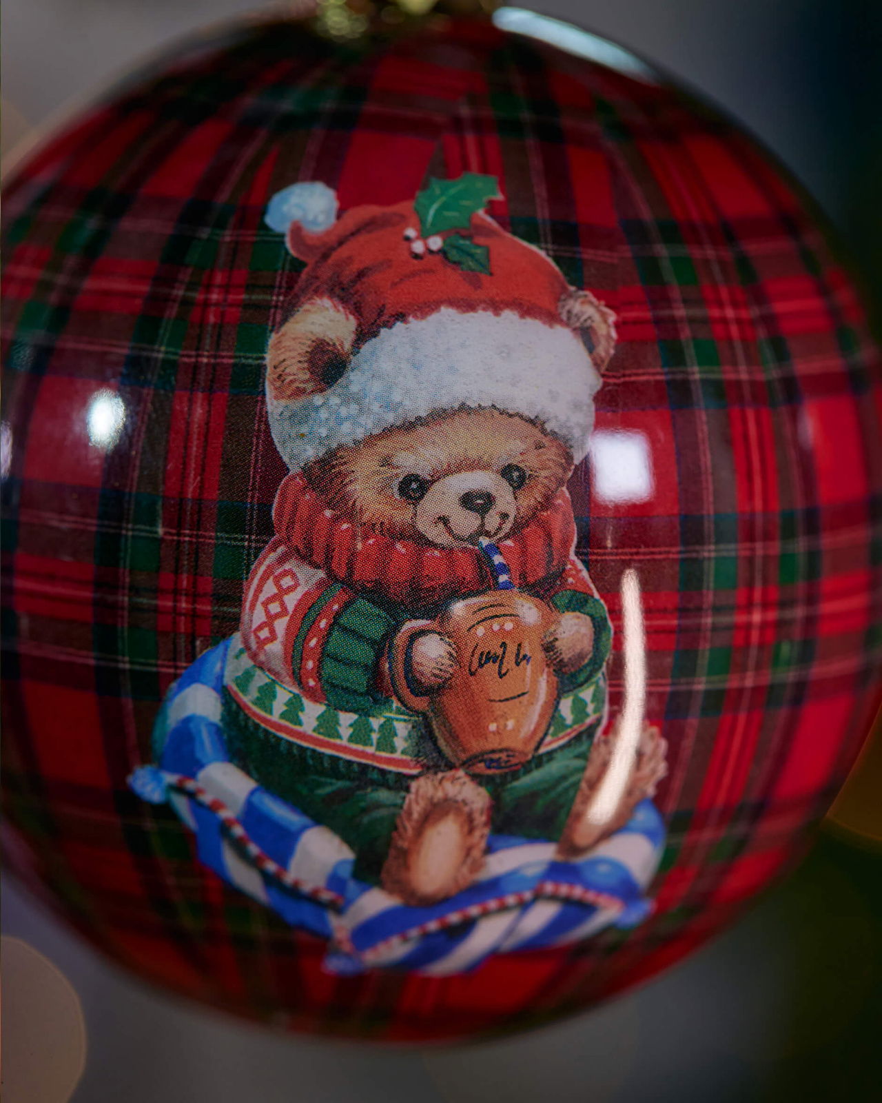 Ted julkula röd 8cm