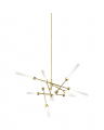 Linger 12-Light Abstract Chandelier Natural Brass