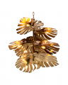 Tropique ceiling lamp in antique brass