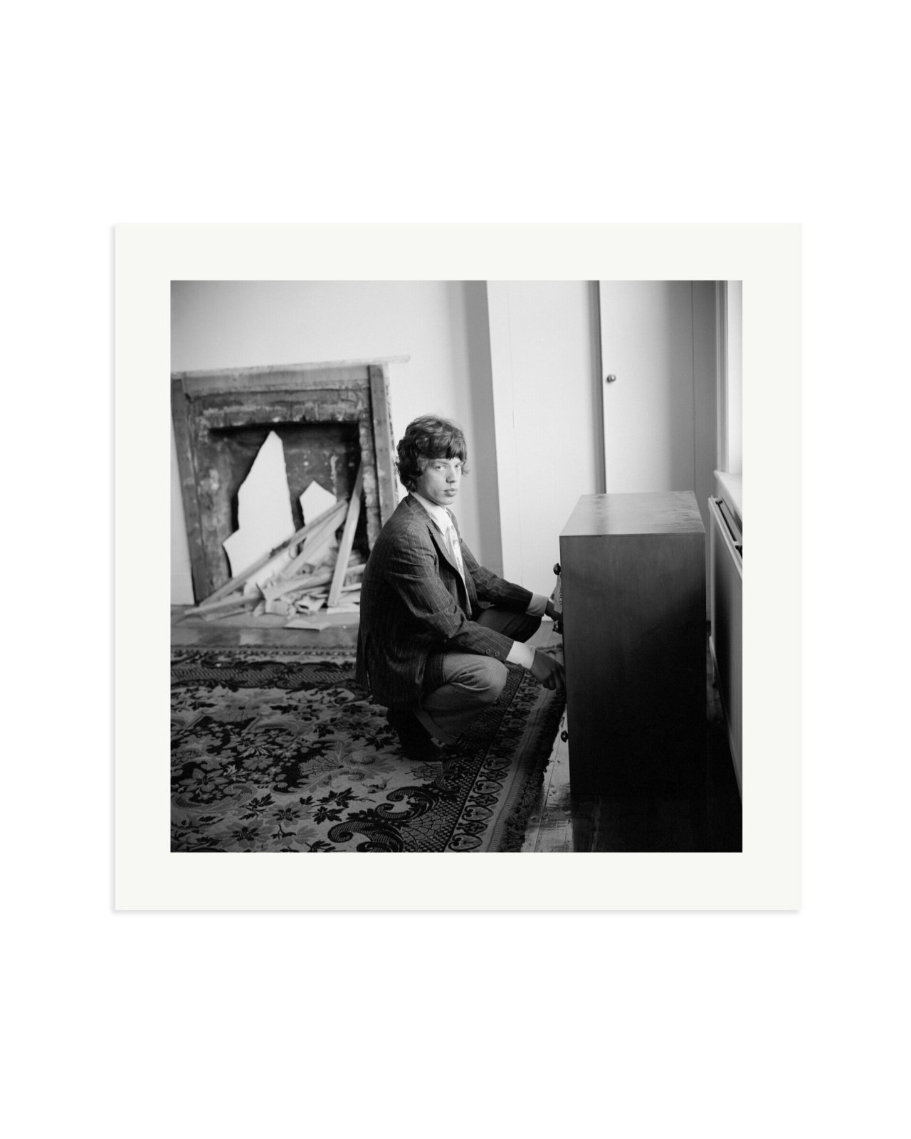 Mick Jagger at Home, 1966 Print Only / XL