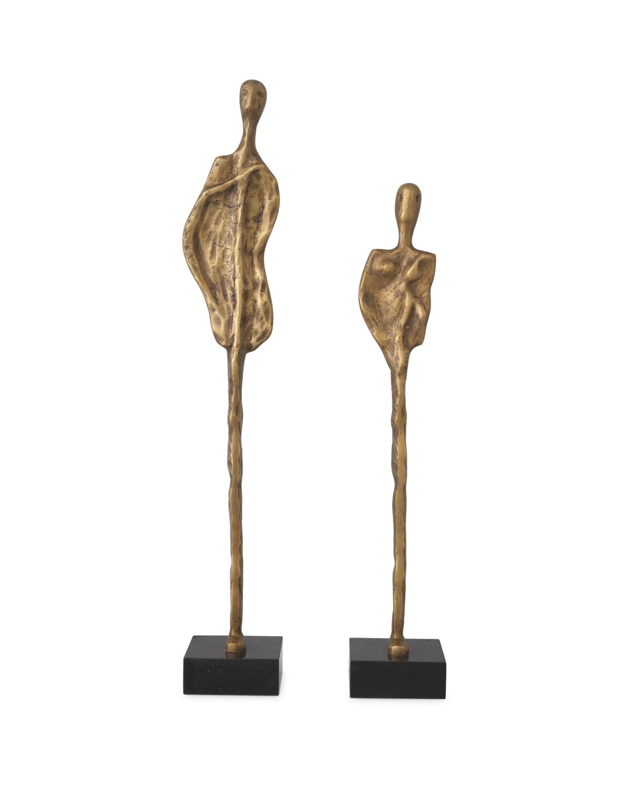 Dual Decoration Antique Brass Set Of 2