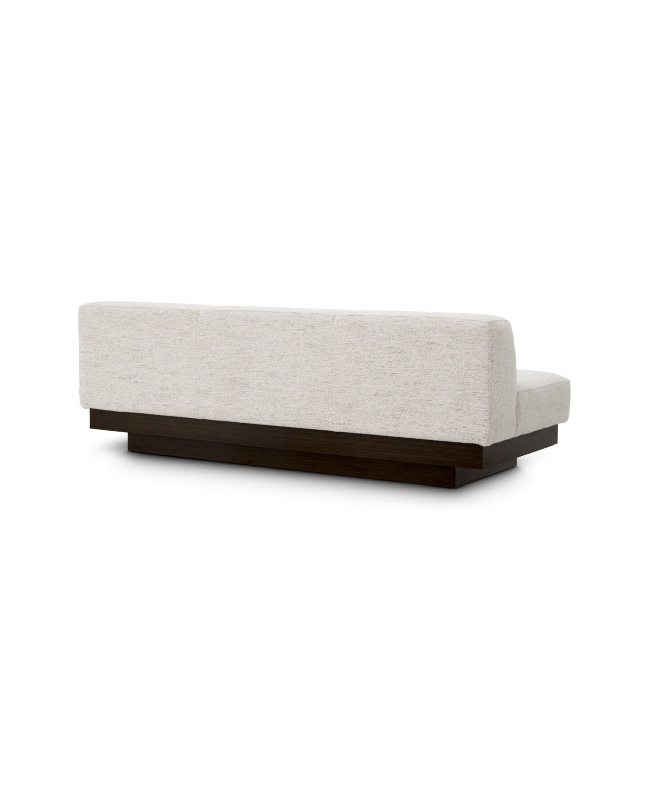 Bastion Sofa Seashell Off-White/Charcoal Veneer