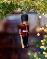 Robert royal guard kerstboomdecoratie rood/zwart