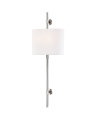 Bowery vägglampa silver
