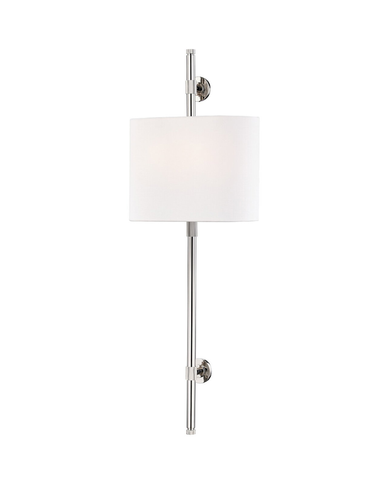 Bowery vägglampa silver