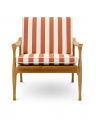 Manzo armchair Florent Orange