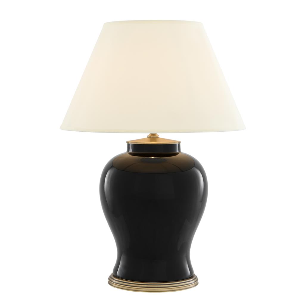 Bordlampe Mundon, svart