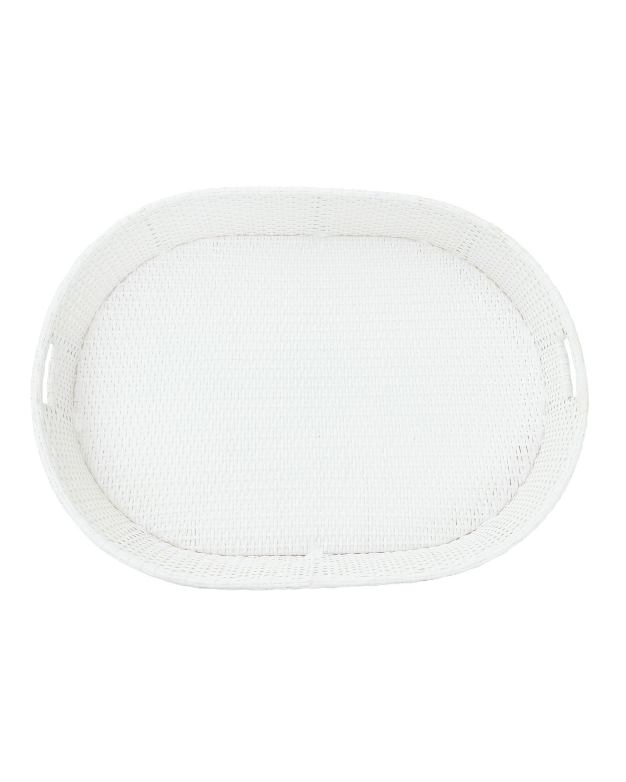 Flytande poolbricka vit oval