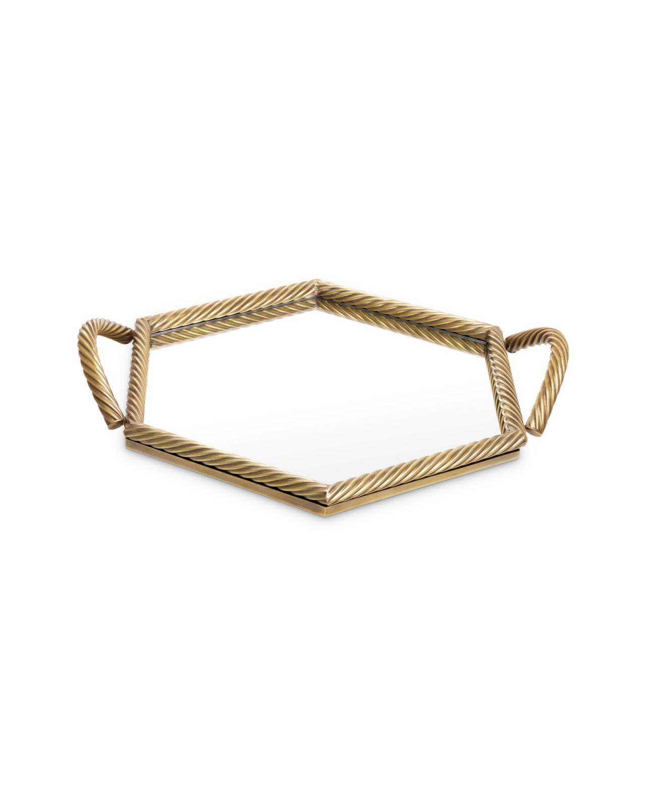 Salvi Tray Vintage Brass