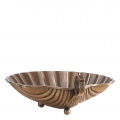 Shell Tray Vintage Brass