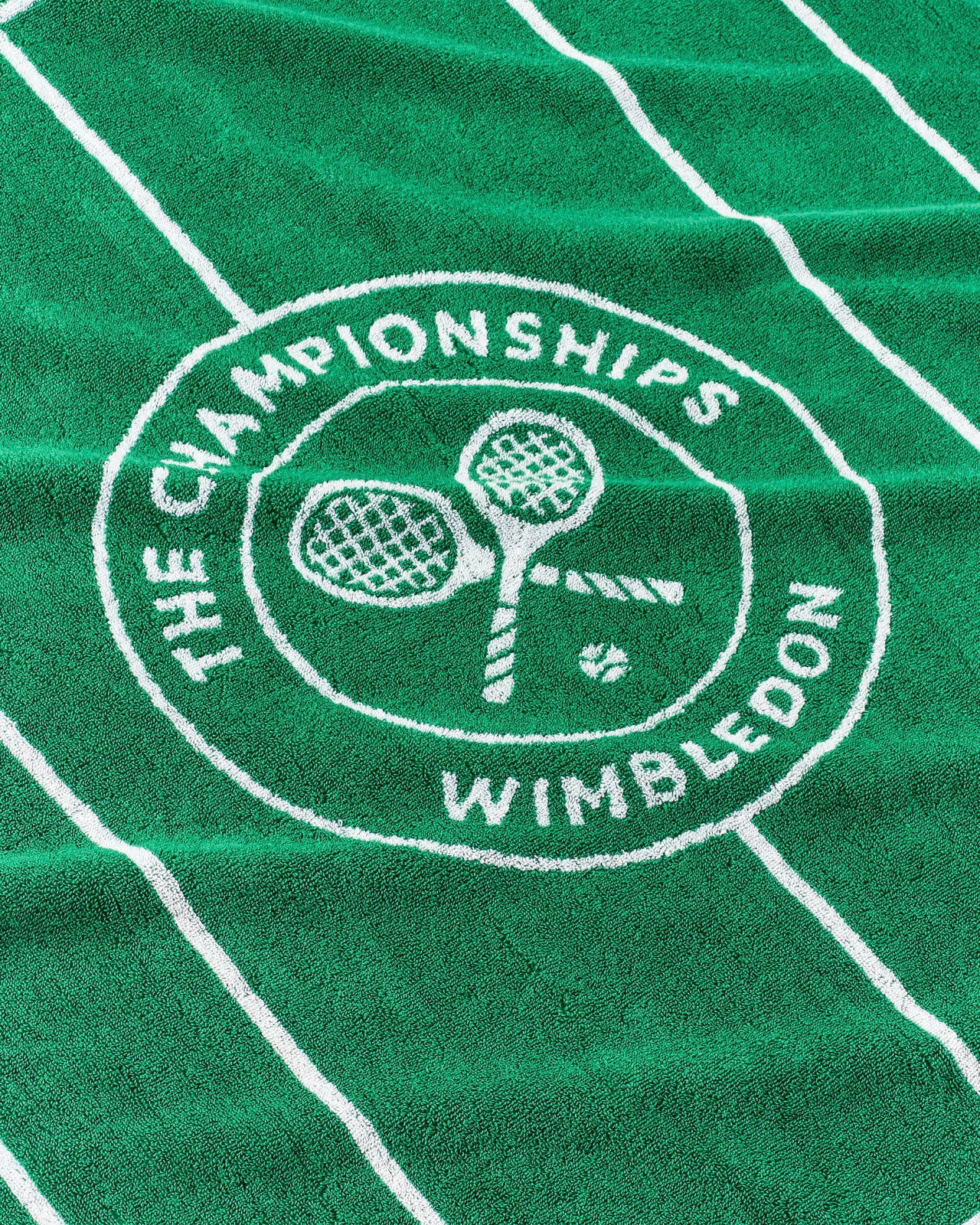 Wimbledon Tennis Court handduk grön
