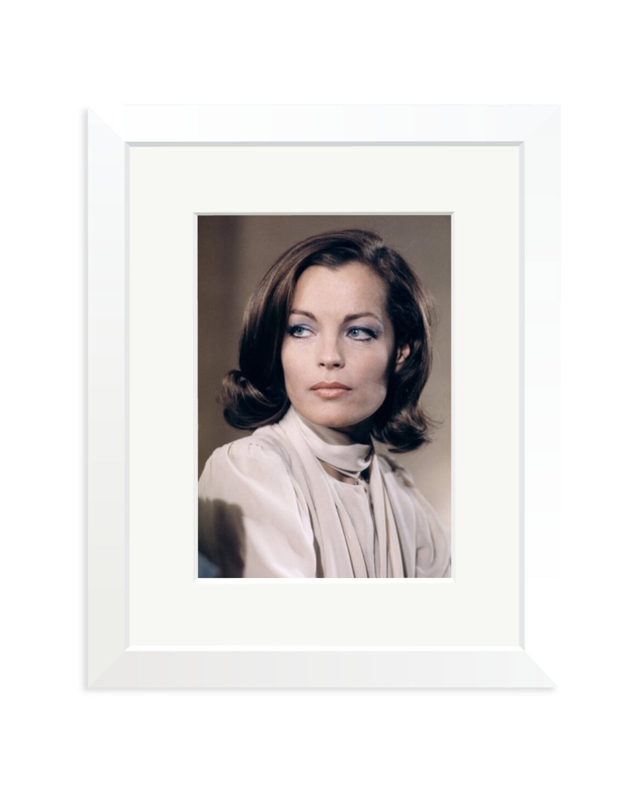 Romy Schneider on Set White / Small