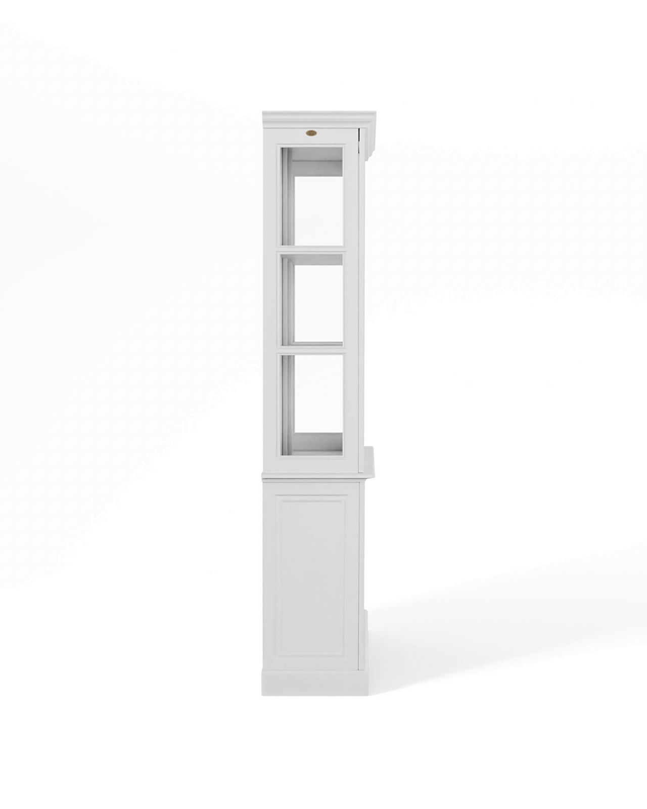 Assonet vitrinskåp classic white