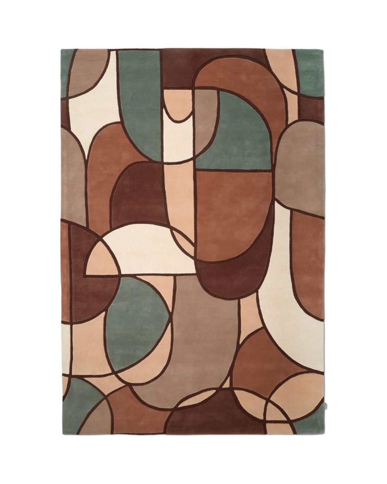 Modern Abstract tæppe multi pastell