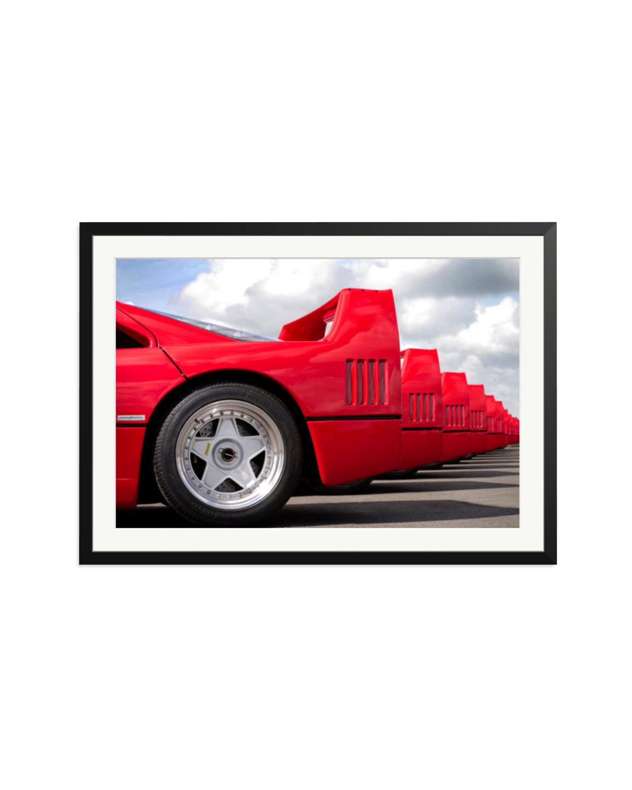 Group of Ferrari F40's Black / XXL