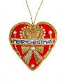 Camden Heart Ornament Red