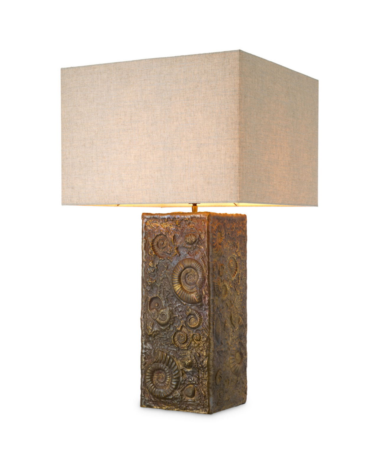 Kamari tischleuchte antikem Messing