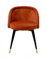 Dining Chair Chloé savona orange velvet set of 2