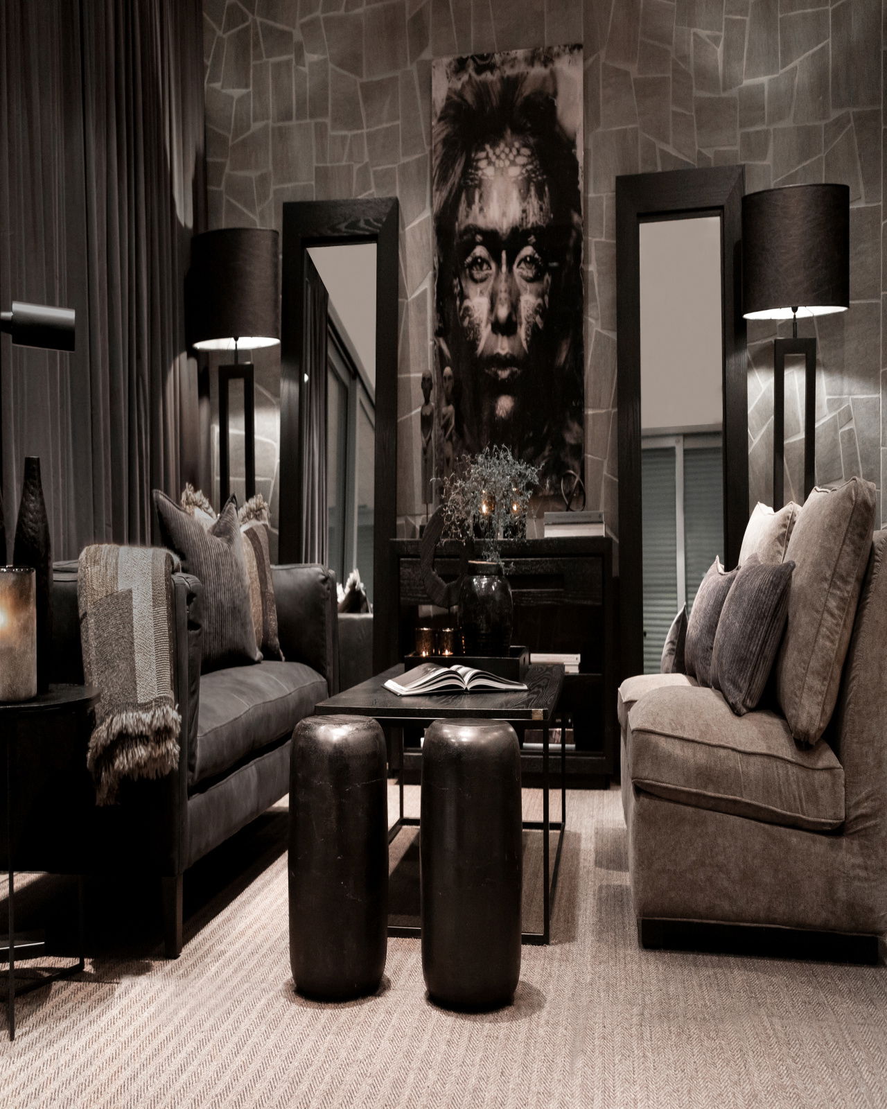 Hunter Mirror Black OUTLET