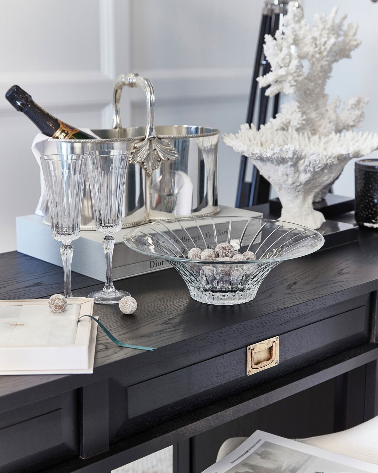 Manhattan serveringsskål kristall