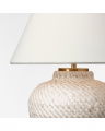 Avedon 11" Cordless Accent Lamp White Rattan