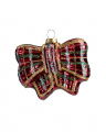 Fiona Rosette Ornament Red