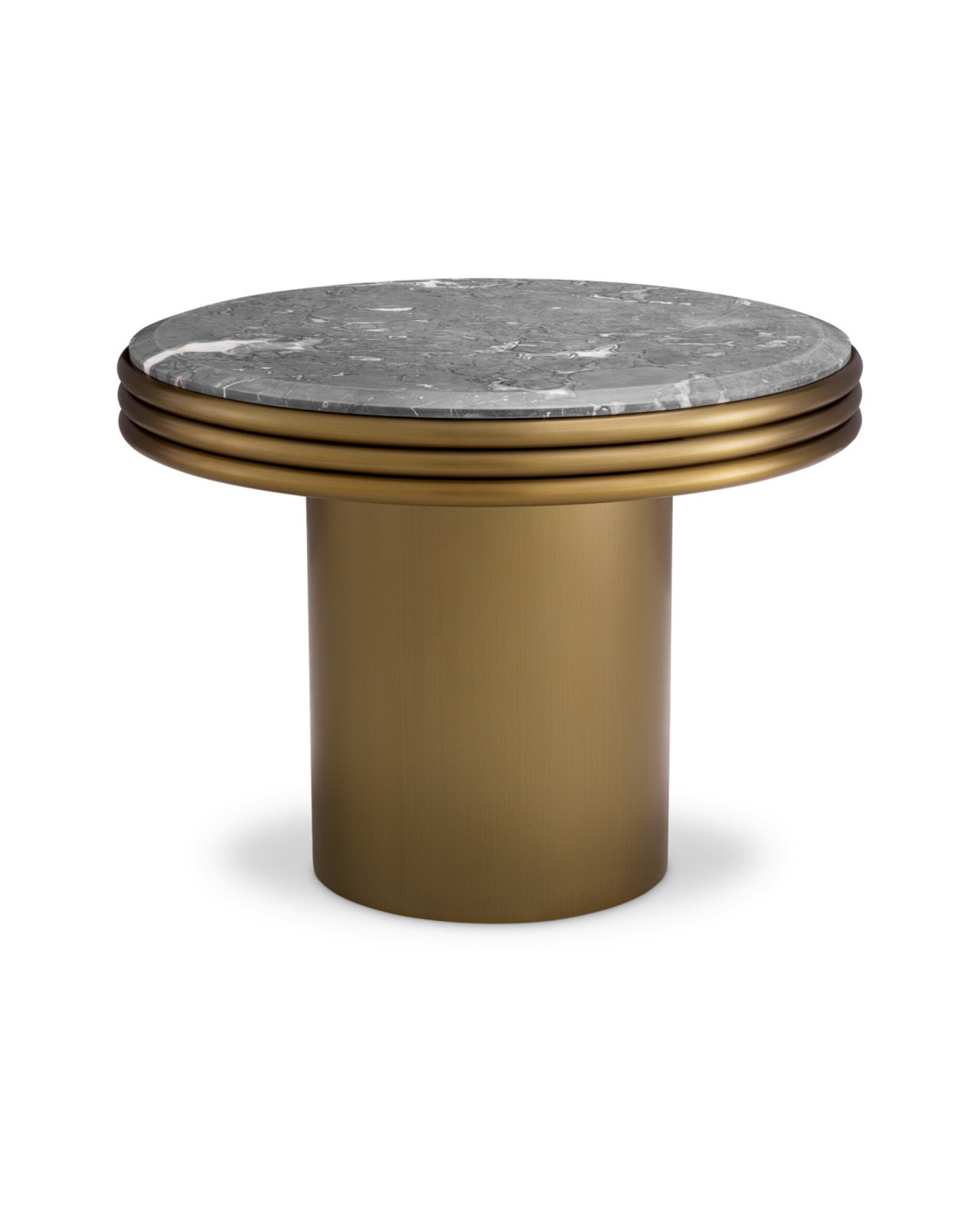 Claremore Side Table Brushed Brass
