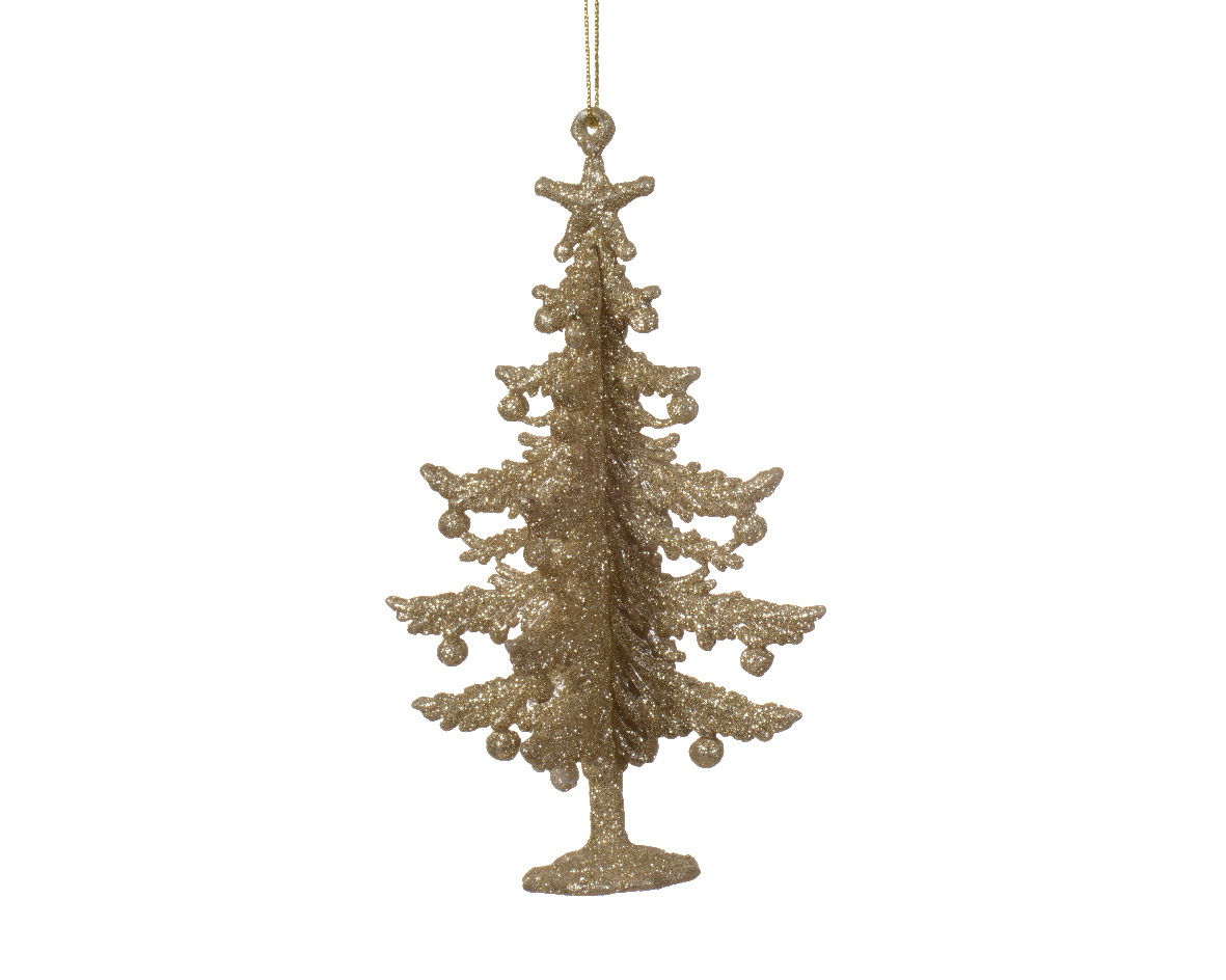 Archie Christmas Tree Decoration Gold
