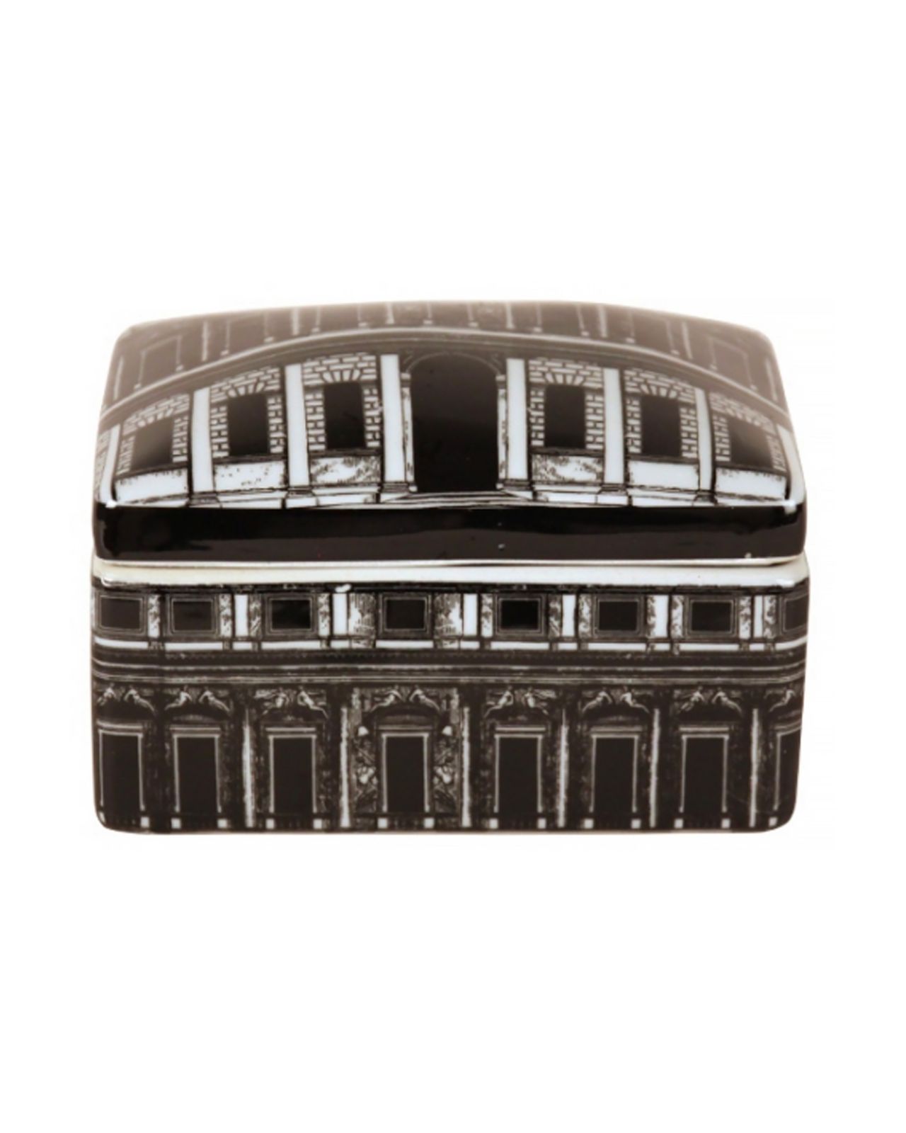 Palazzo Barbarano ask svart