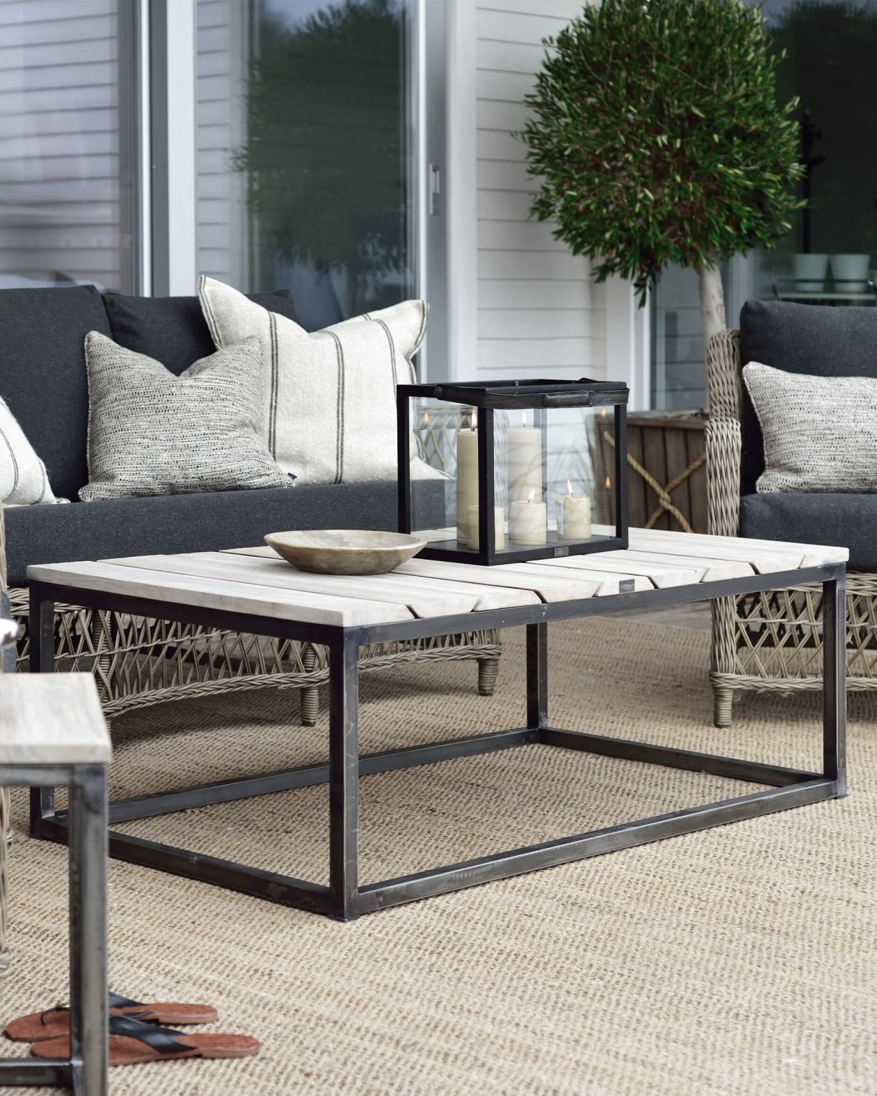 Anson coffee table charcoal