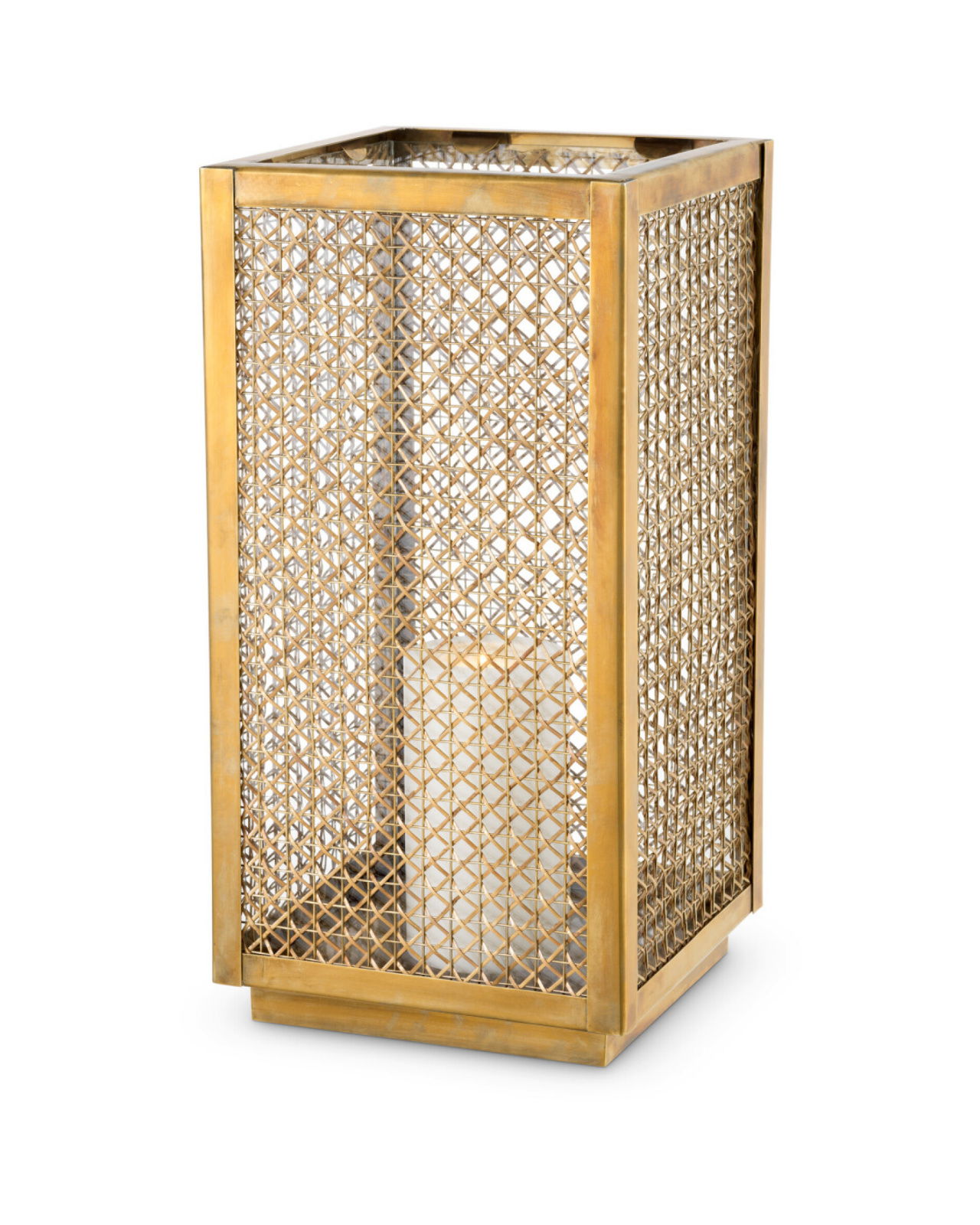 Cairo kynttilälyhty antiikki messinki