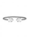 Mini Drop bracelet white opal rhodium