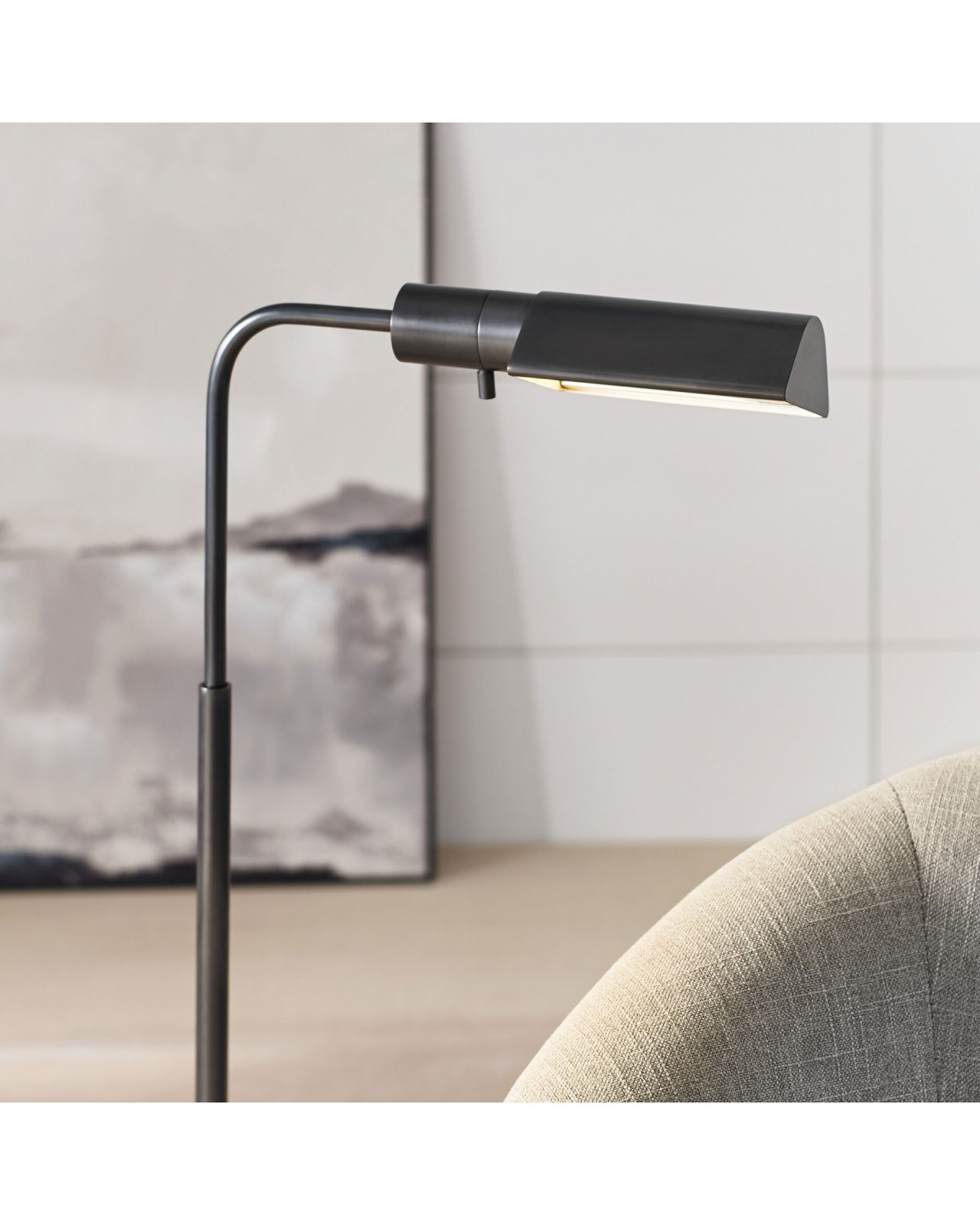 Studio golvlampa justerbar brons