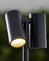 Doppia Accent Rechargeable Table Lamp Black
