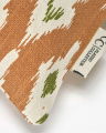 Ikat Diamond putetrekk terracotta