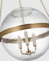 Reese 18" Globe Pendant Brass