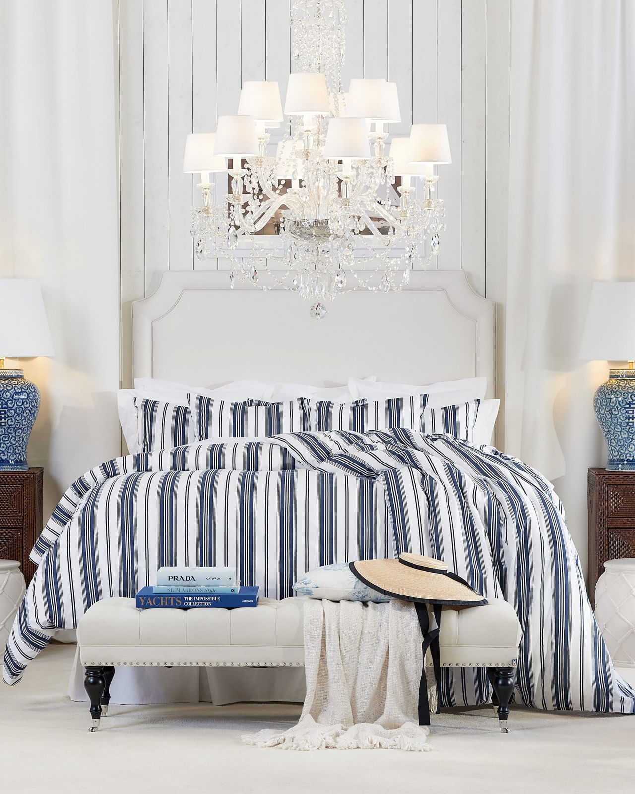 Preston påslakanset randigt